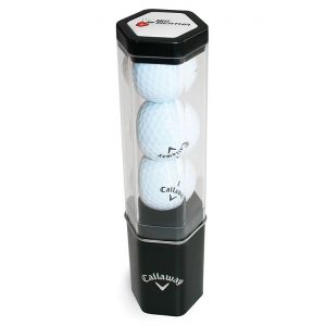 Callaway 3-Ball Tee Tube Golfball Verpackung