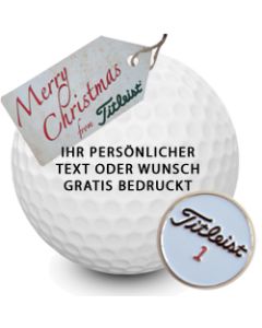 Titleist Golfbälle - gratis Textaufdruck