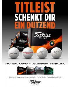 Titleist - gratis Golfbaelle